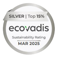 Ecovadis sustainability Silver rating 2025