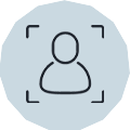 Icon showing ID avatar