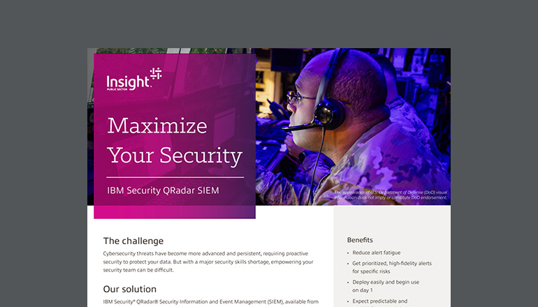 Article Maximize Your Security | IBM Security QRadar SIEM Image
