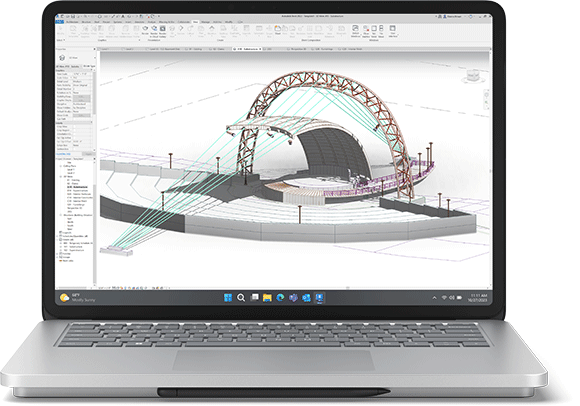 Surface Laptop Studio 2 met CAD-CAM
