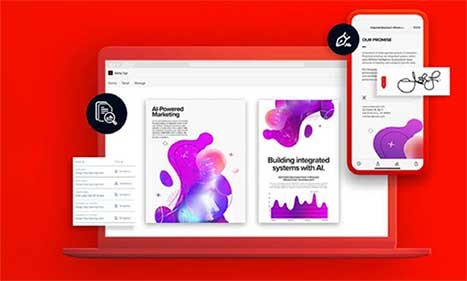 Adobe Sign werkt naadloos binnen de Microsoft-toepassingen Adobe Sign afbeelding