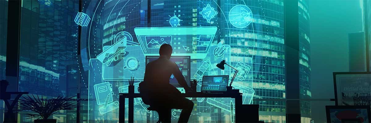 Hoe u uw bedrijf kunt opbouwen rond WVD Een designer werkt met Windows Virtual Desktop